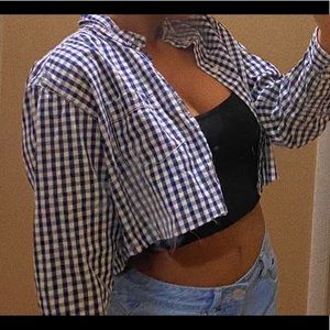 Tommy Hilfiger Cropped Flannel.